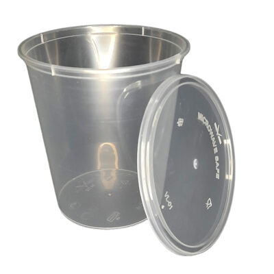 Transparent Round Containers (1000ML, 300ML)