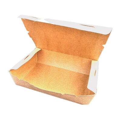 Plain Brown Paper Kraft Lunch Box (500ML, 700ML, 900ML, 1200ML) – Buy Eco-Friendly Lunch Packing Box