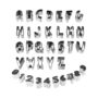 Stainless Steel Alphabet Letters and Number Set Cookie Cutter Cake Decorating Tool Bakeware