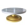 Aluminum Cake Stand Turntable, Rotating 360 Degrees, Revolving Base with Non-Slip Bottom, Ideal for Cake Decoration
