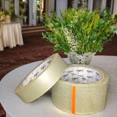 VCR Transparent Cello Tape – Industrial Packaging Tape for E-Commerce Box Packing, 65meter, 1 and 2 Inch – 6 Rolls/Pack