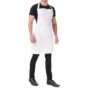 Plain White Unisex Kitchen Apron – No Logo | Adjustable Cooking Apron with Pocket