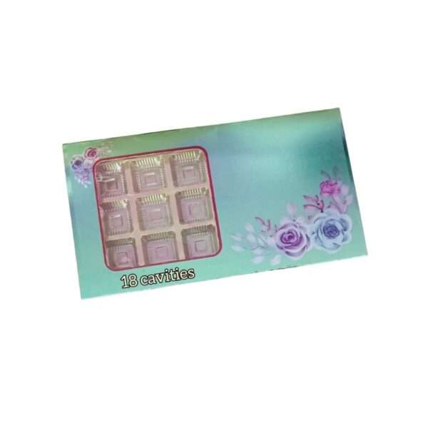 18 Cavity Chocolate Box – Floral Printed Gifting Box | UPKGs